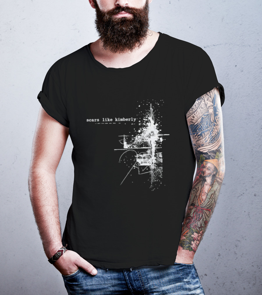 Scars Like Kimberly USA Tour 2026 Abstract White T-Shirt
