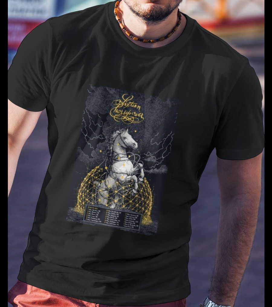Sixteen Horsepower Europe 2026 Tour Dates And Locations T-Shirt