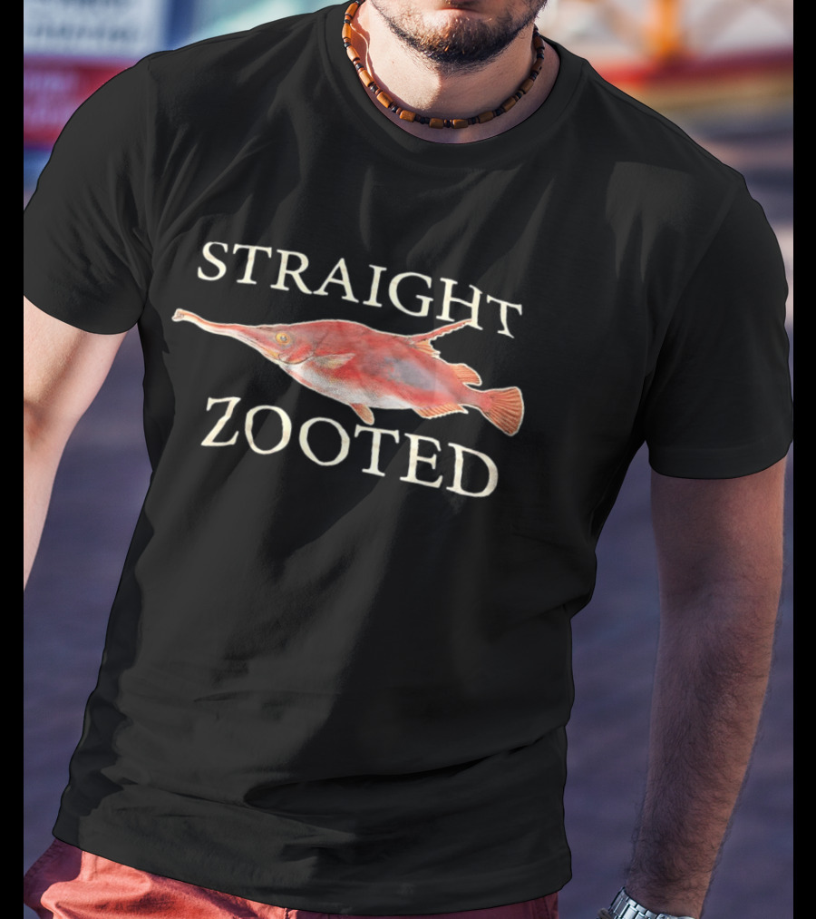Straight Zooted Elephantnose Fish Marine Biology Nature Zoology Wildlife T-Shirt
