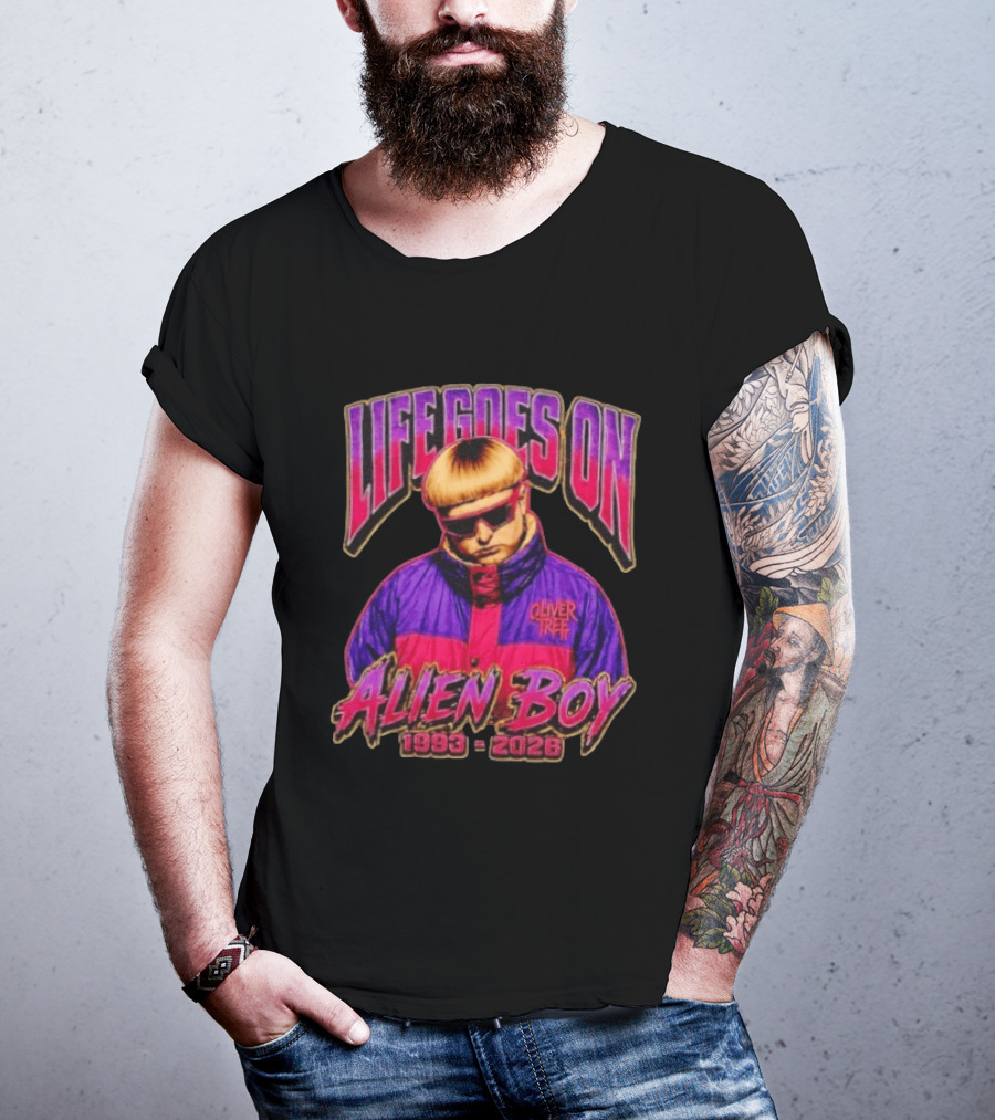Oliver Tree Life Goes On Alien Boy 1993 2026 T-Shirt