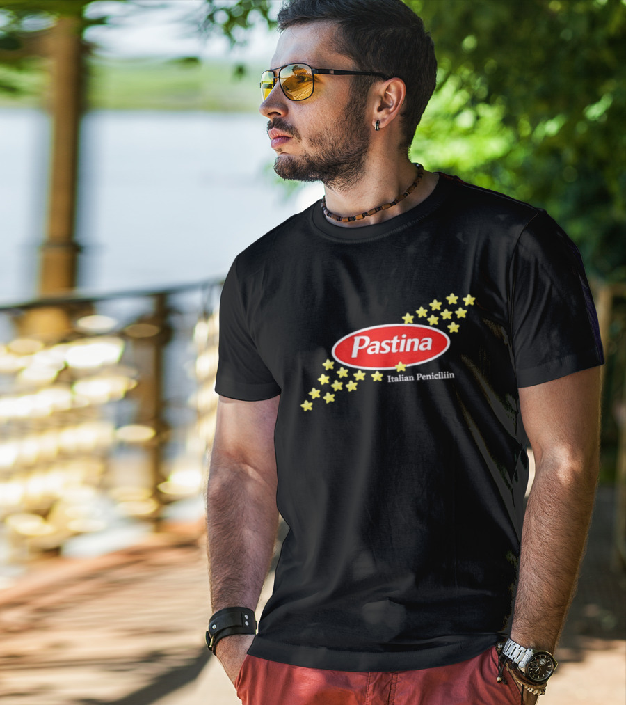 Pastina Italian Penicillin Star Shaped Pasta Comfort Food T-Shirt
