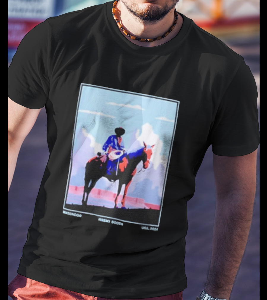 Dog Cowboy By Jeremy Booth USA 2024 T-Shirt