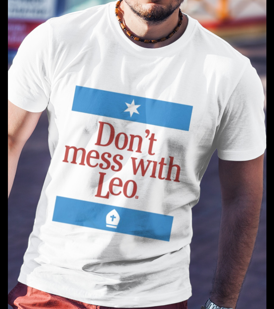 Don't Mess With Leo Star And Cross T-Shirt