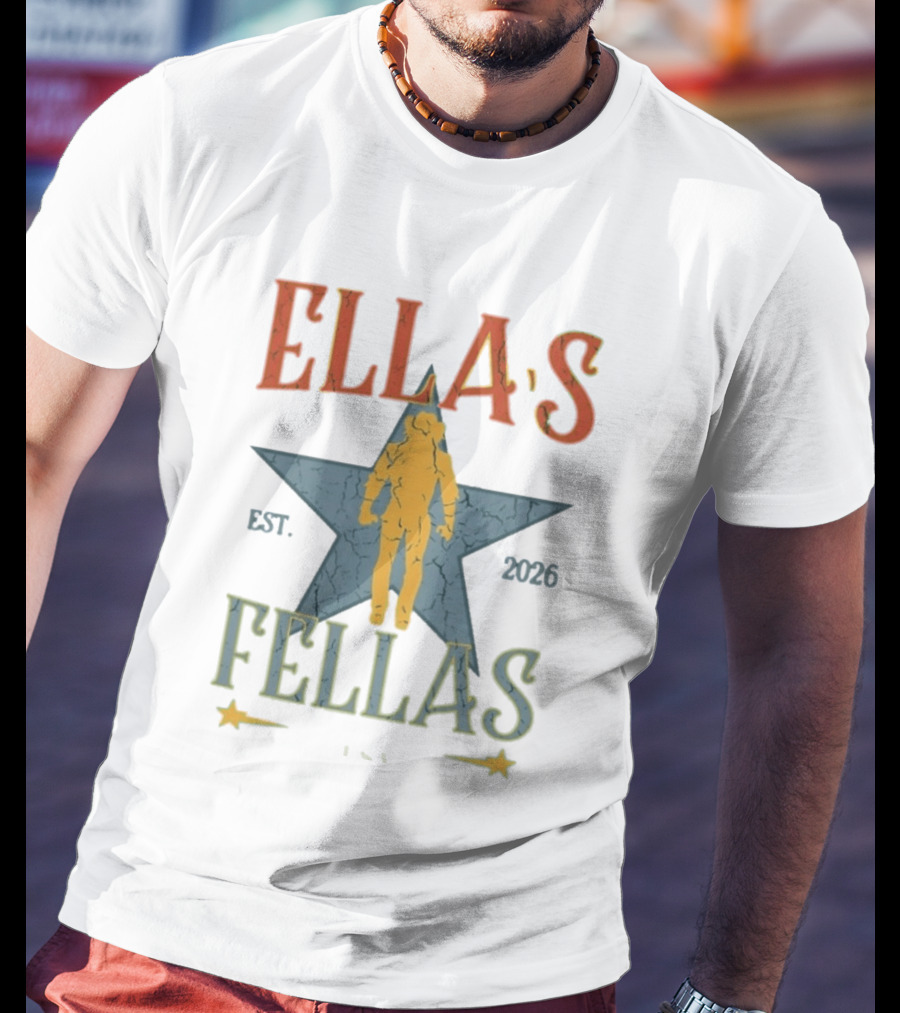 Ella's Fellas Star USA Est 2026 Dandelion T-Shirt