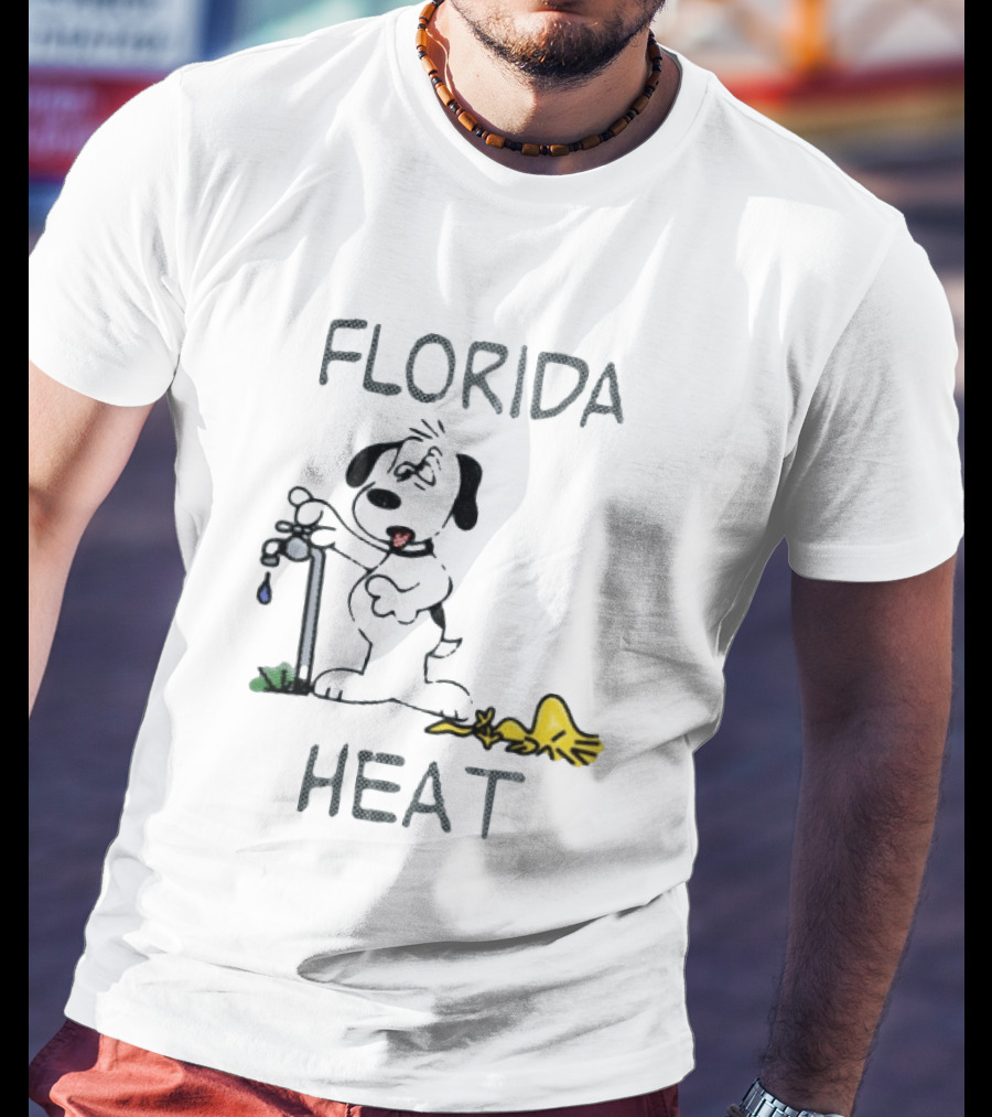 Florida Heat Snoopy Woodstock Peanuts T-Shirt