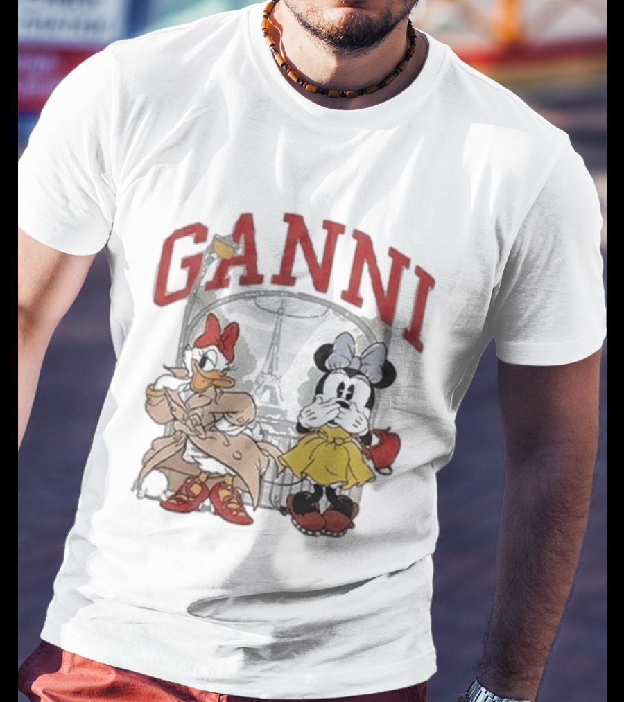 GANNI Disney Minnie Daisy Paris T-Shirt