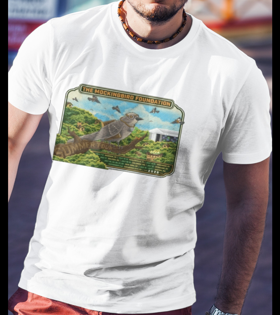 The Mockingbird Foundation Summer Tour 2026 Madison Noblesville Alpharetta Portland George Syracuse Boston T-Shirt