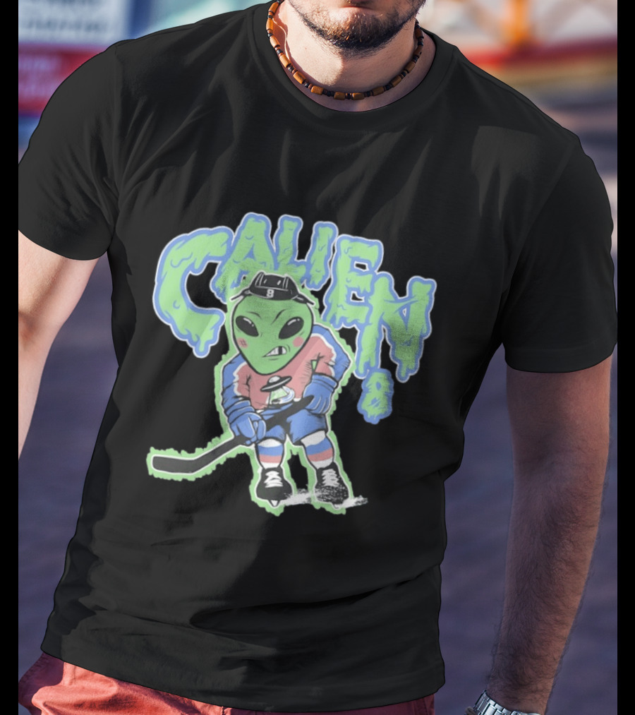 Cale Makar Calien Alien Hockey Colorado Avalanche NHL T-Shirt