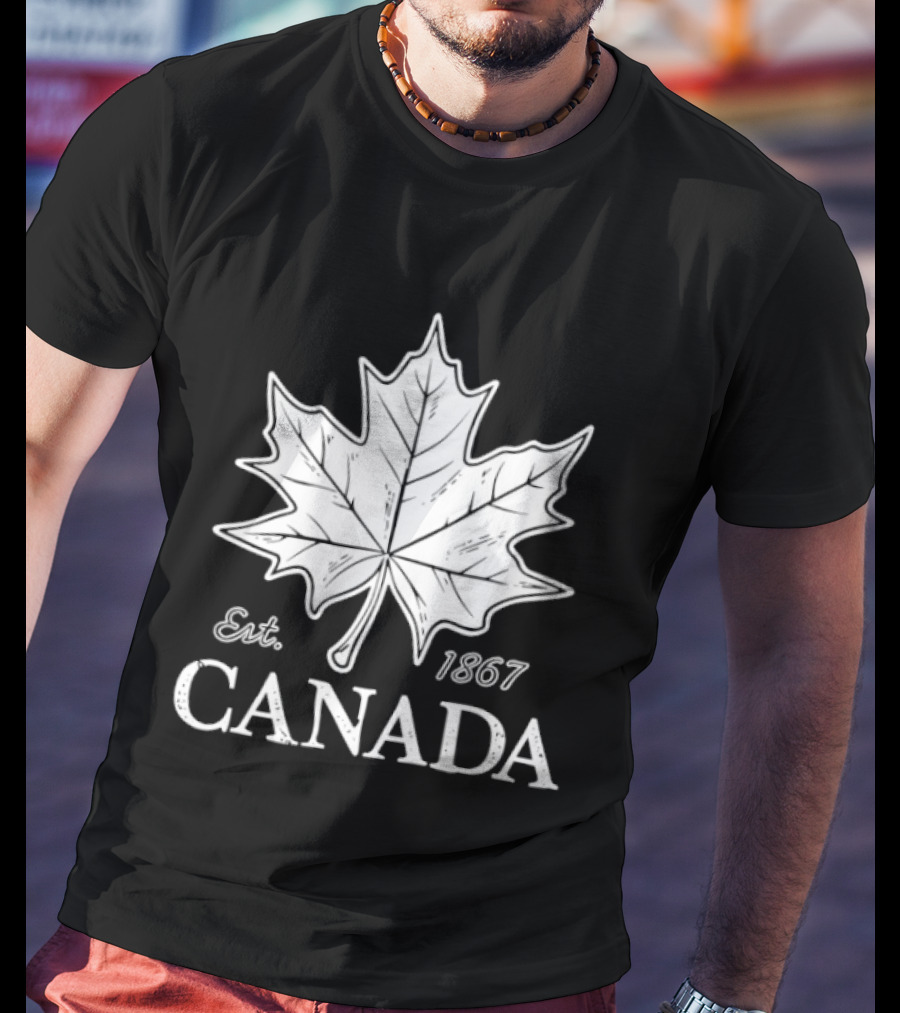 Canada Maple Leaf Est 1867 Canadian Pride T-Shirt
