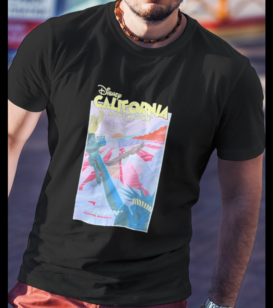 Disney California Adventure Park Soarin' Across America Liberty Eagle T-Shirt