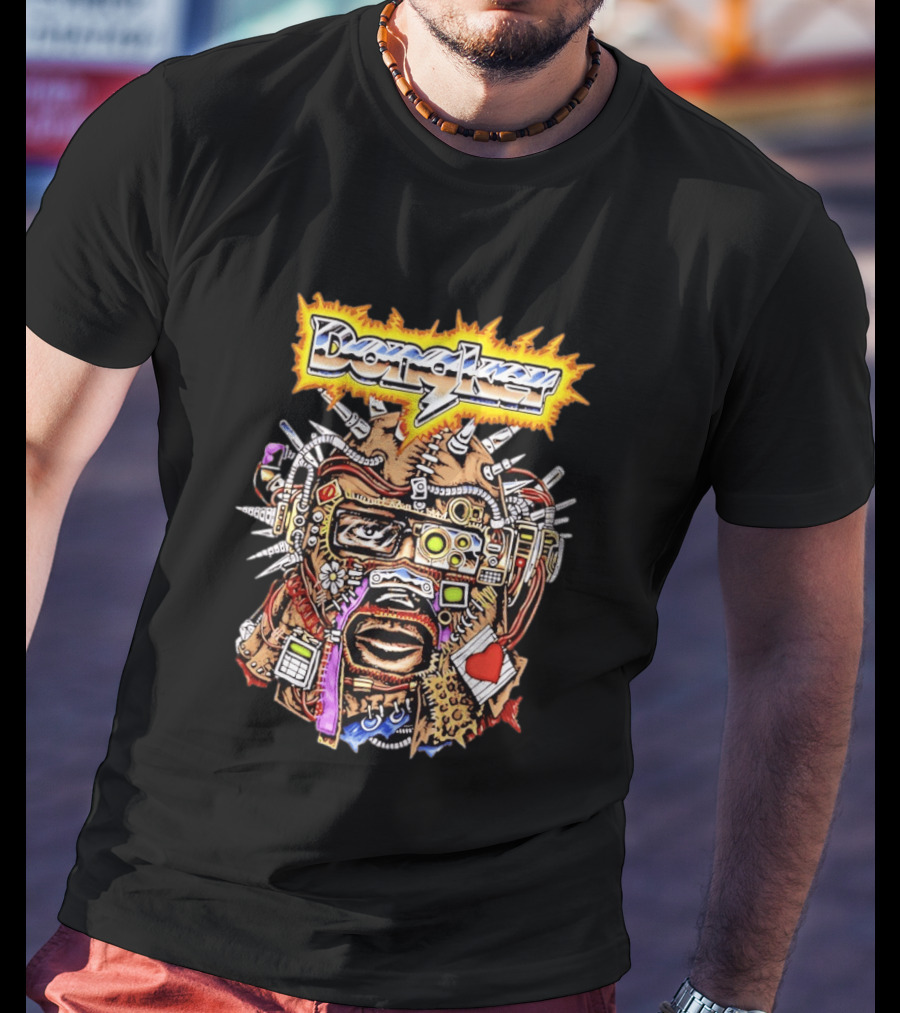 Dongkey Cybernetic Mask Cyberpunk Futuristic Headgear T-Shirt