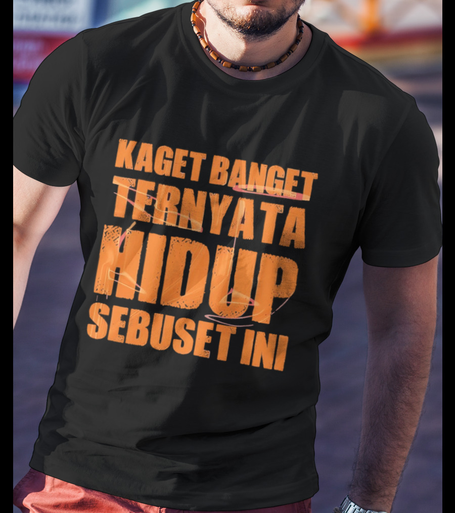Kaget Banget Ternyata Hidup Sebuset Ini Bold Orange T-Shirt