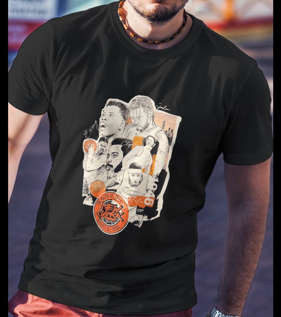 Ewing Jalen Clyde Melo New York Knicks The Mecca Of Basketball 1946 Against All Odds T-Shirt