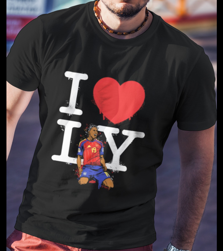 I Love Lamine Yamal Spain National Football Team 19 T-Shirt