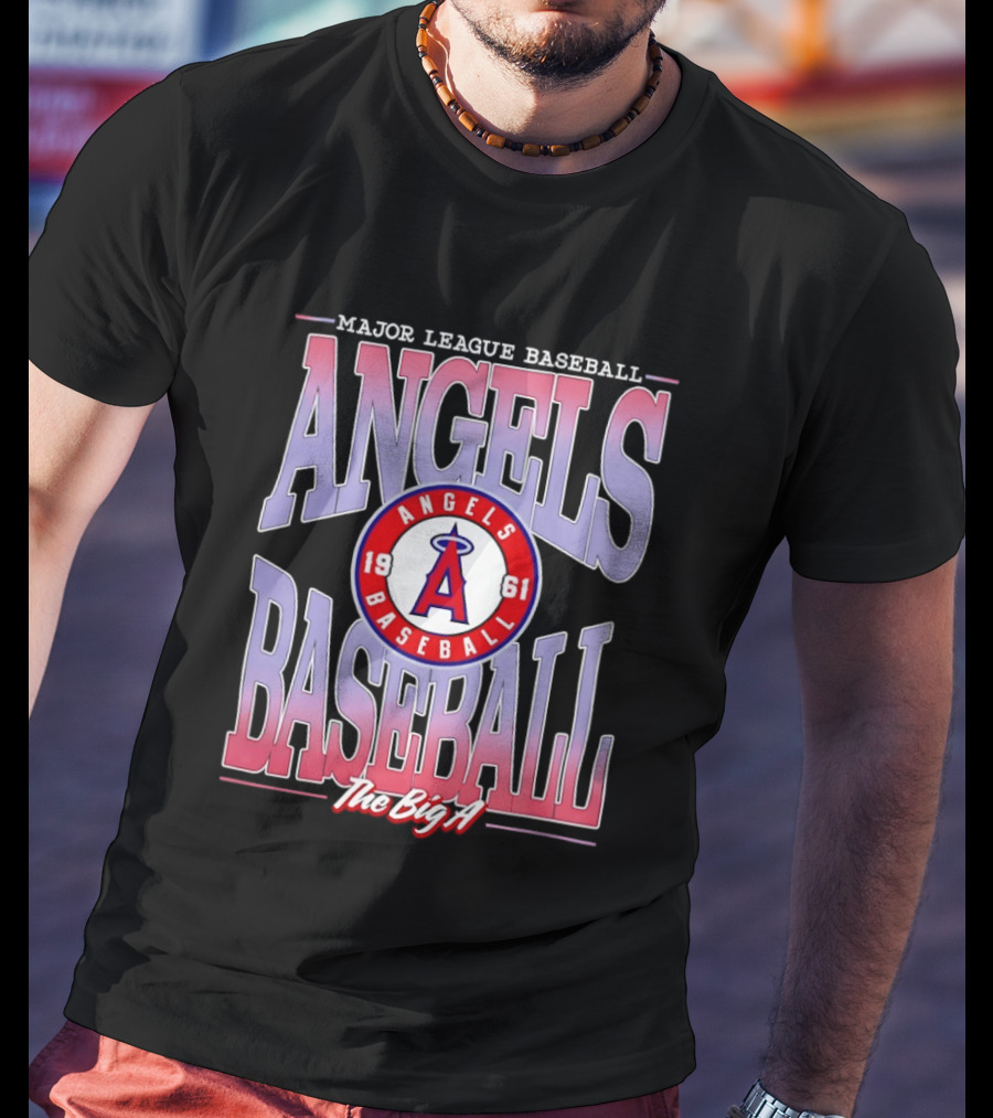 Los Angeles Angels Baseball The Big A 1961 Major League Angels T-Shirt