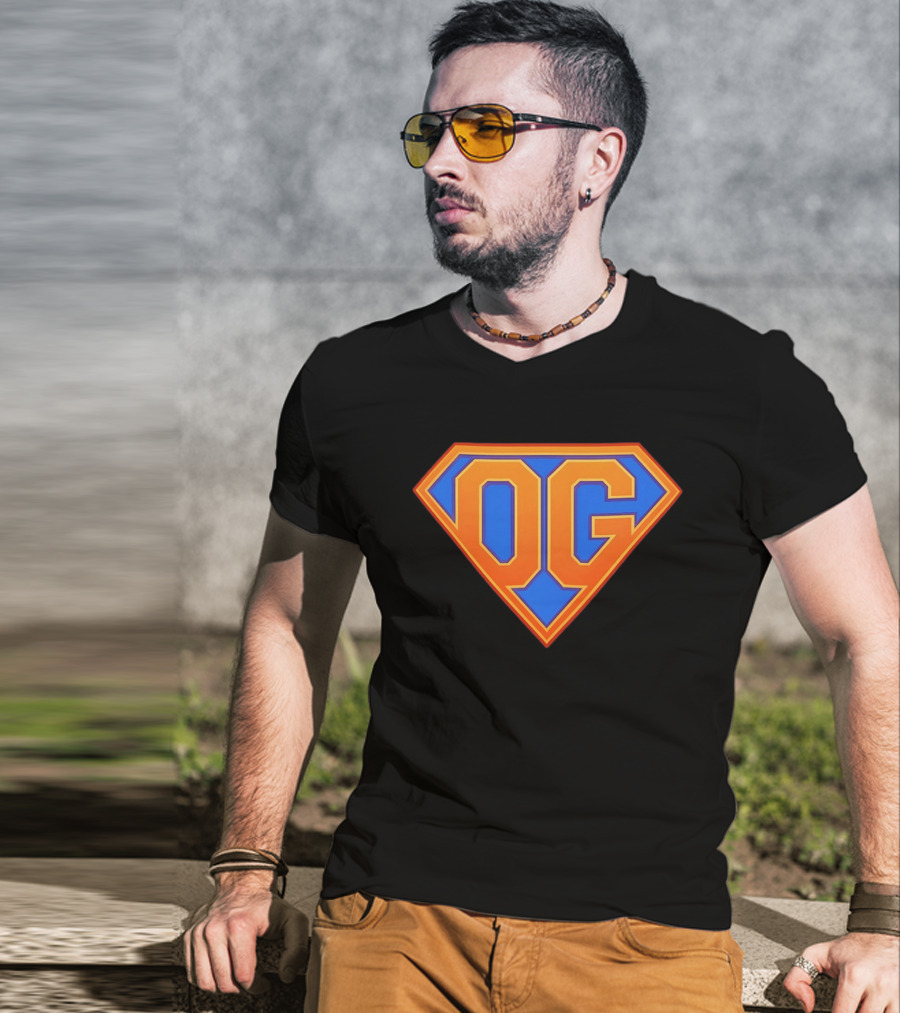 OG Anunoby Superhero Logo New York Knicks T-Shirt