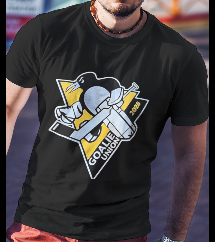 Pittsburgh Penguins Goalie Union 2026 Ice Hockey T-Shirt