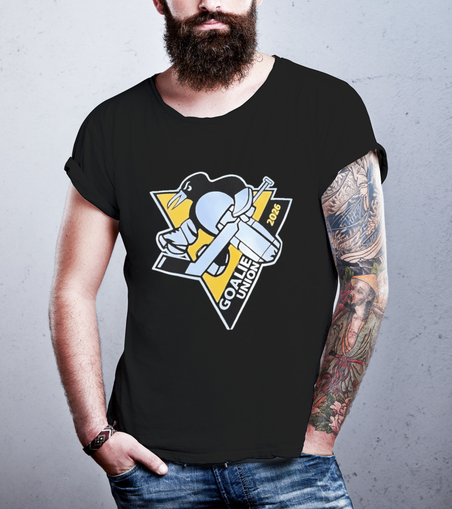 Pittsburgh Penguins Goalie Union 2026 Ice Hockey T-Shirt