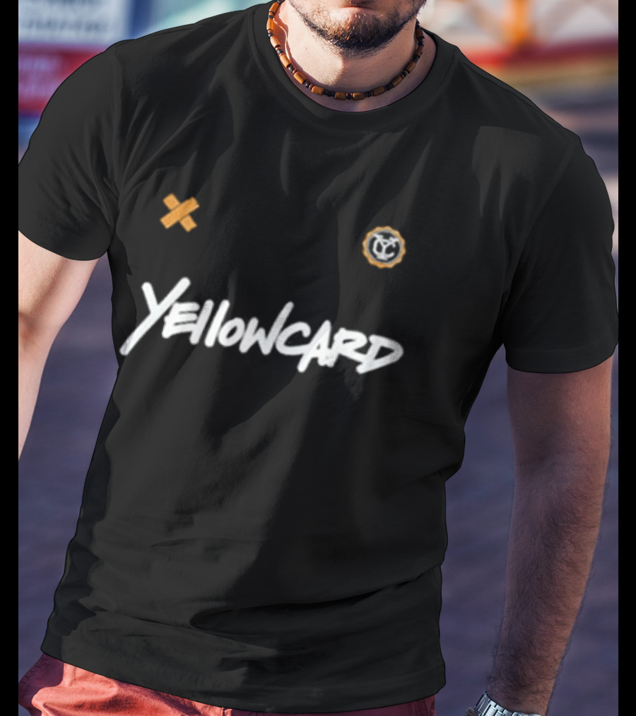 Yellowcard Better Days 26 White Text Band Name X O T-Shirt