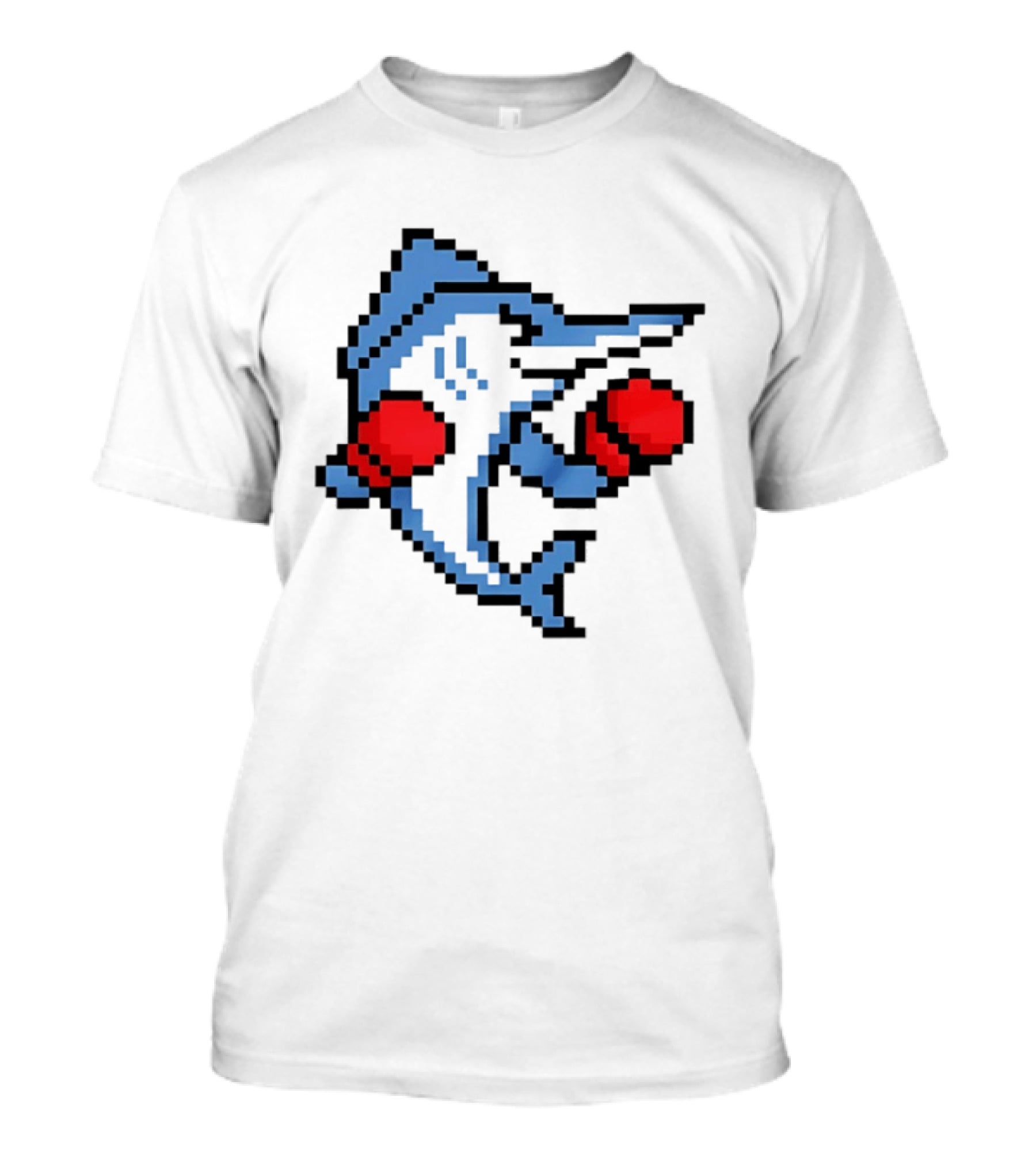 Miami Marlins 8 Bit Boxing Fish Pixel T-Shirt