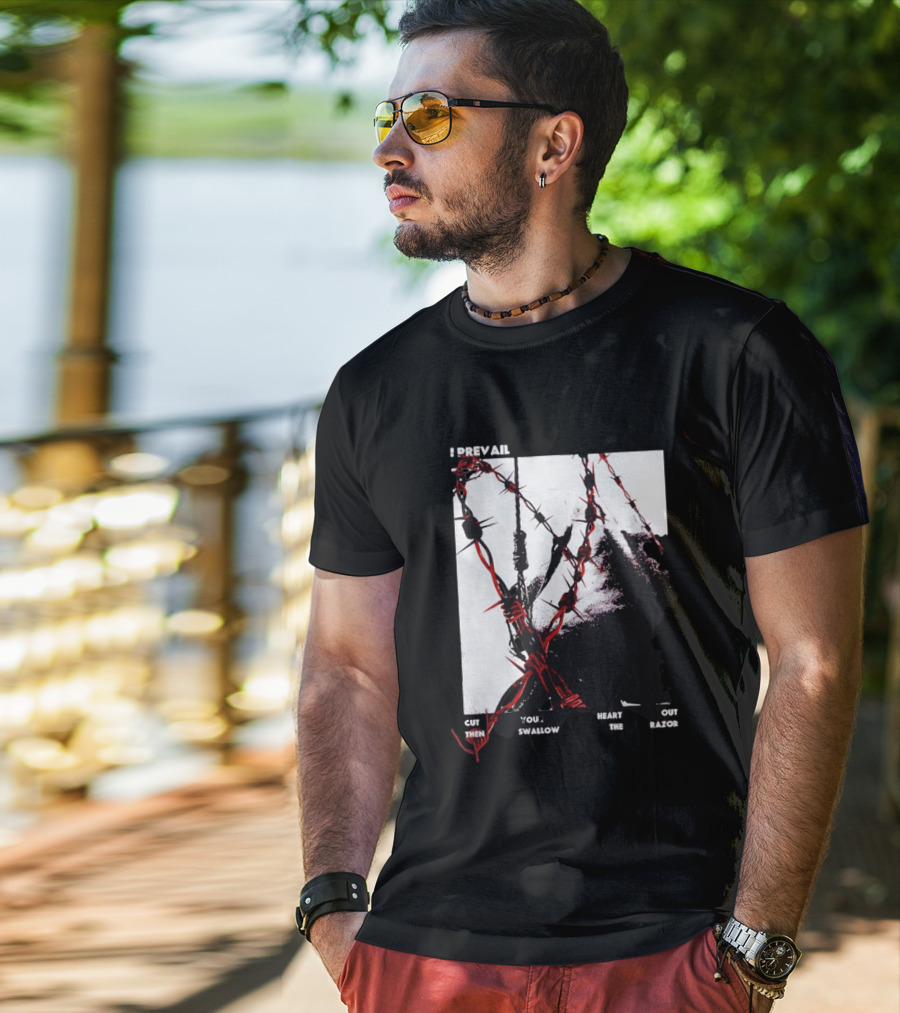 I Prevail Cut Your Heart Out Swallow The Razor Barbed Wire T-Shirt