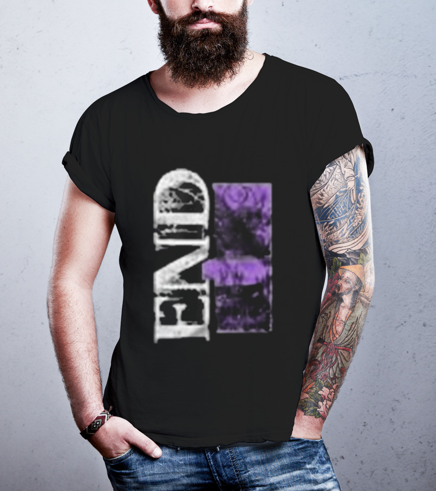 Closed Casket Activities End Victim Purple Black T-Shirt