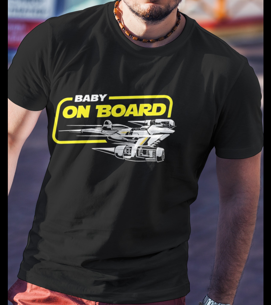 Star Wars Baby On Board X Wing Spaceship T-Shirt