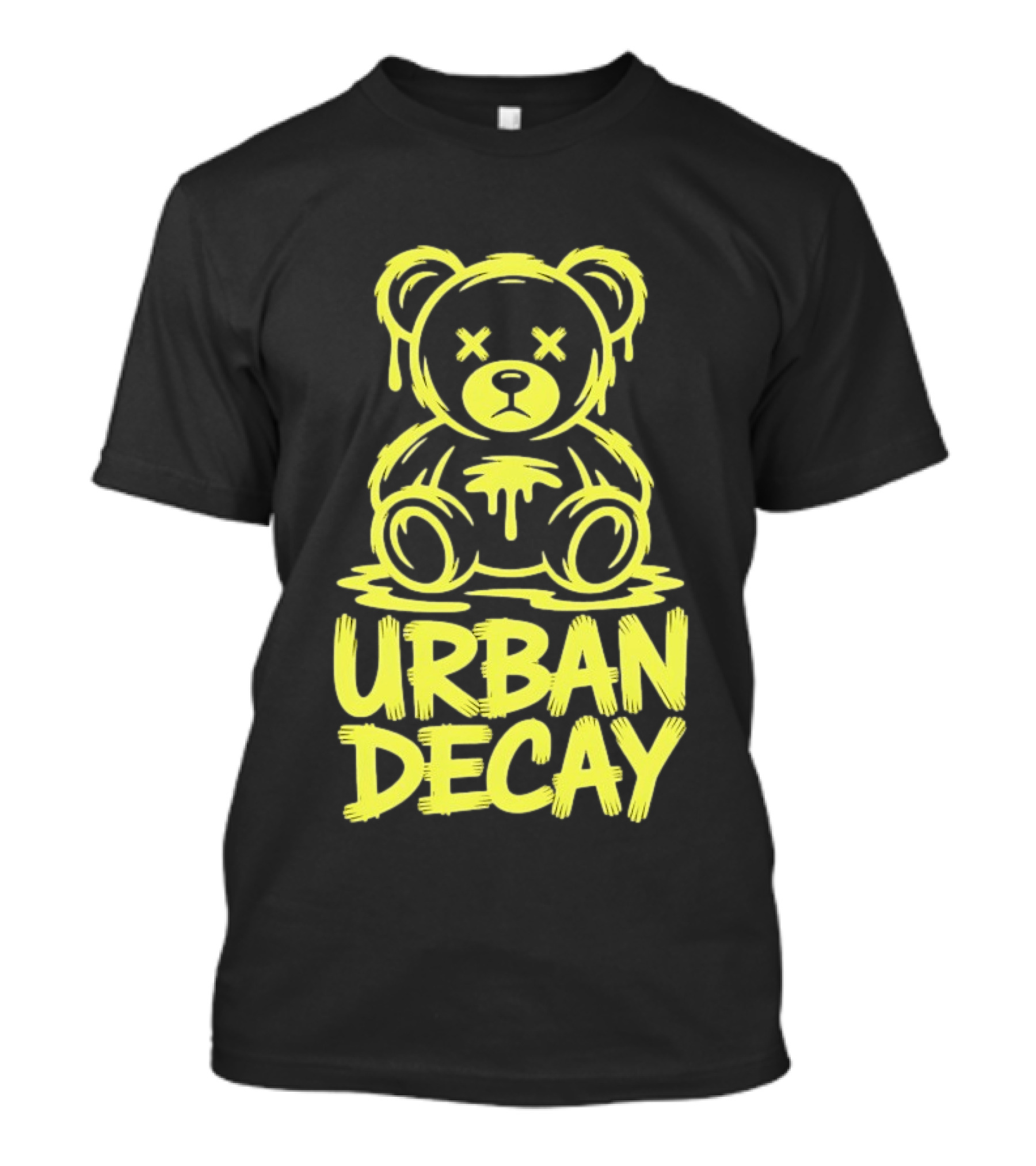 Teddy Bear Urban Decay Dripping Graffiti T-Shirt