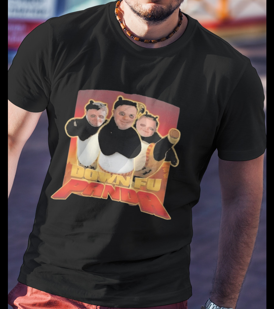Down Fu Panda Movie Parody Humor Costume T-Shirt