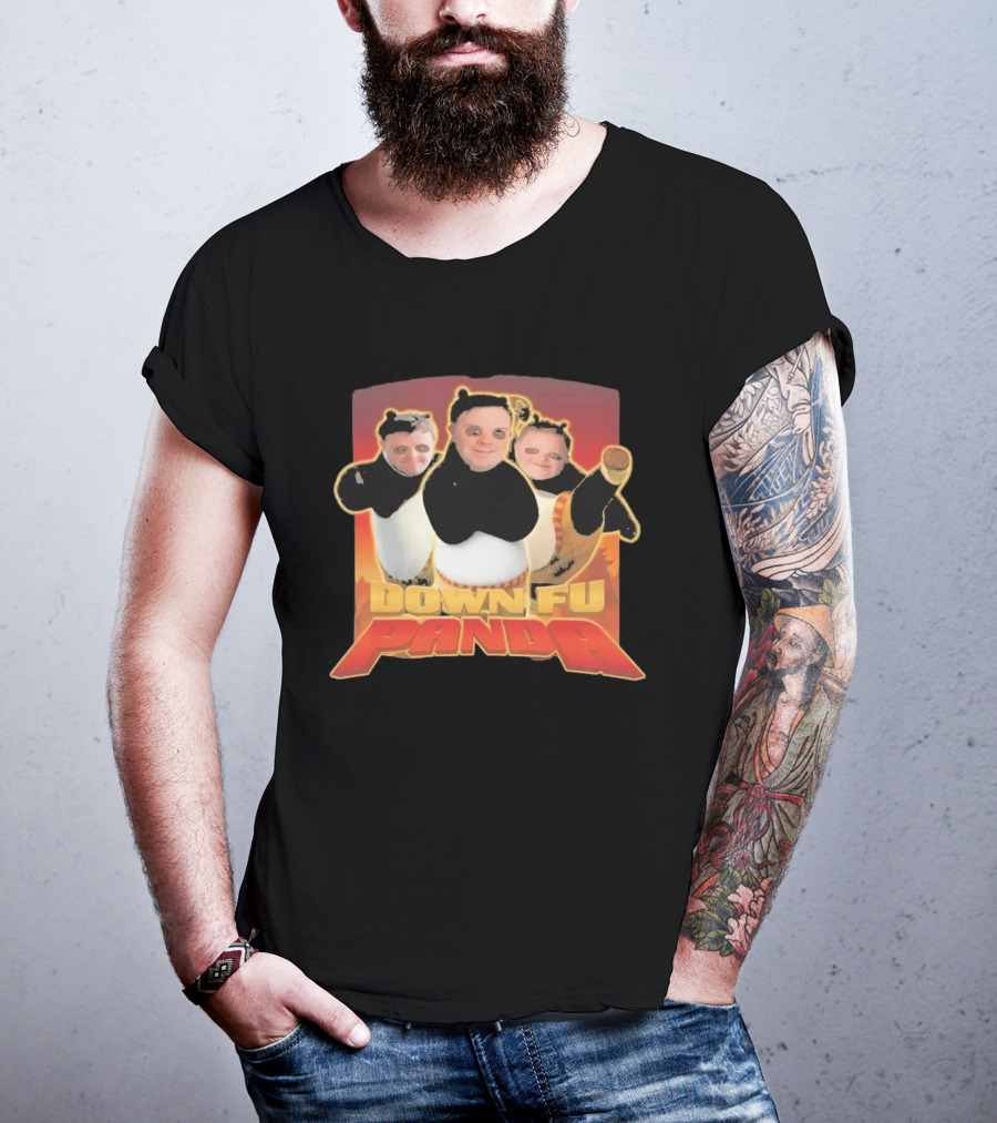 Down Fu Panda Movie Parody Humor Costume T-Shirt
