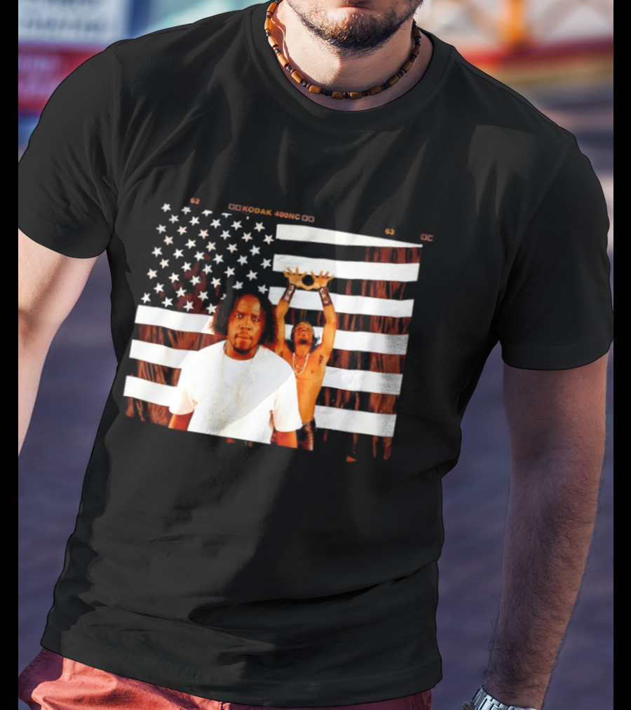 Outkast American Flag Andre 3000 Big Boi Performance USA Stars And Stripes T-Shirt
