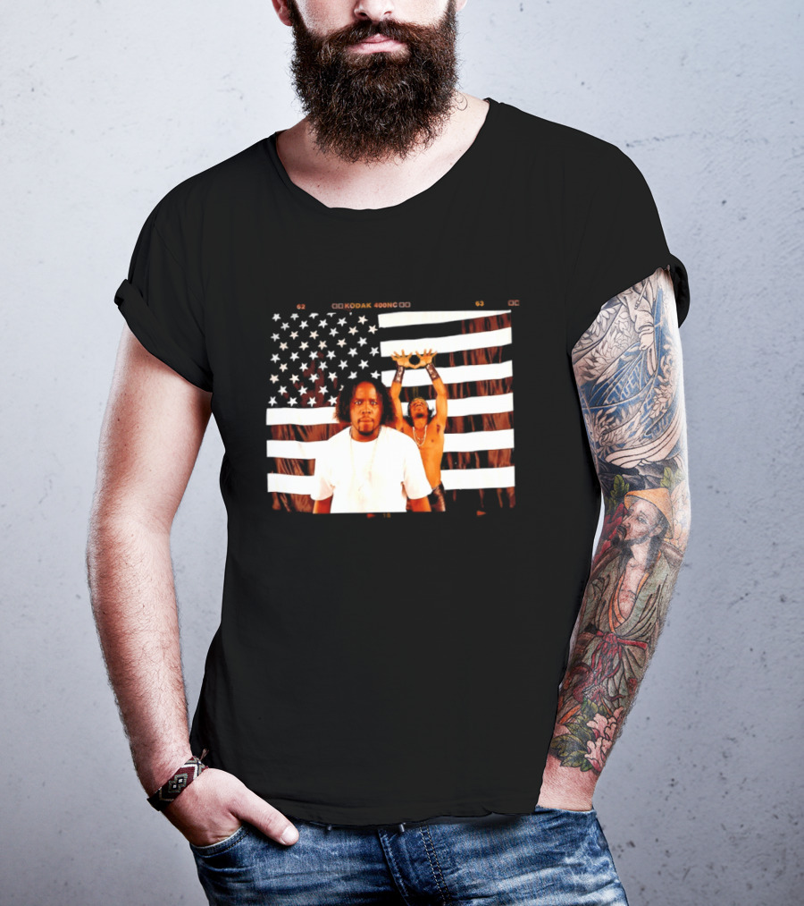 Outkast American Flag Andre 3000 Big Boi Performance USA Stars And Stripes T-Shirt
