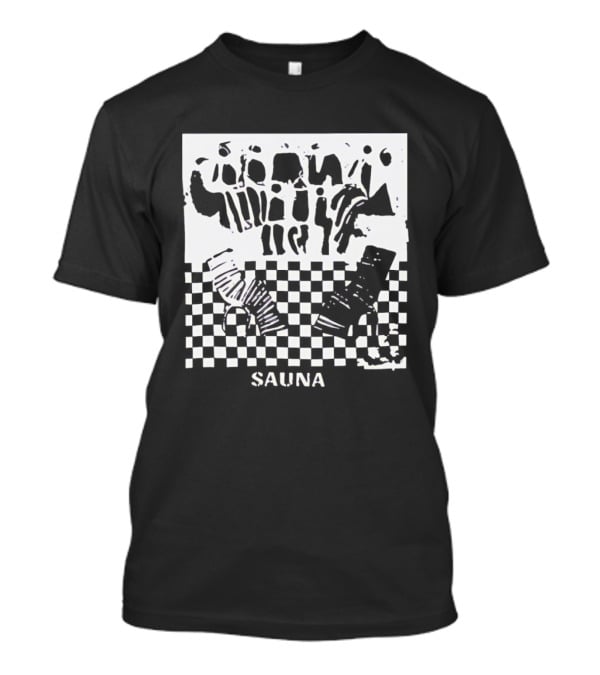 Finding Emily Sauna Angourie Rice Black And White Checkered T-Shirt