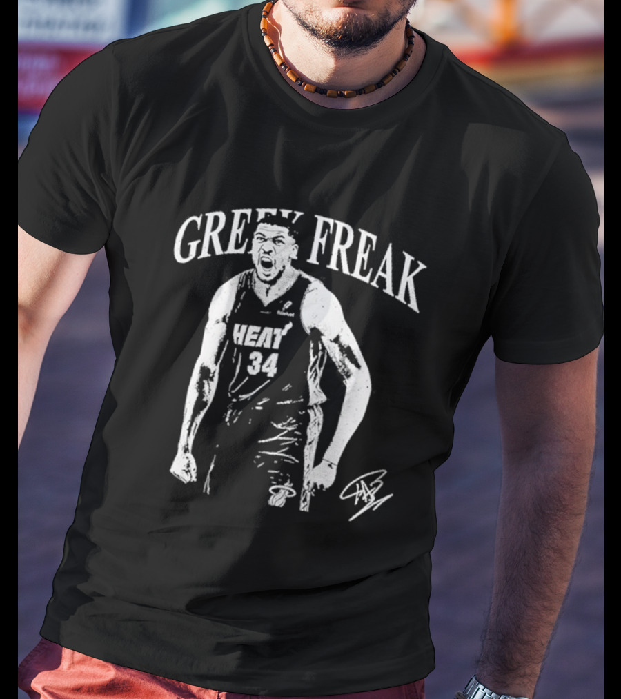 Greek Freak Giannis Antetokounmpo Heat 34 T-Shirt