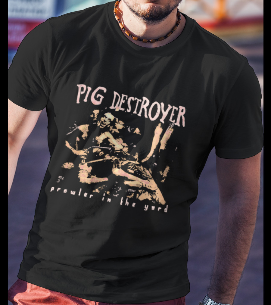 Pig Destroyer Prowler In The Yard Grindcore Band Album T-Shirt