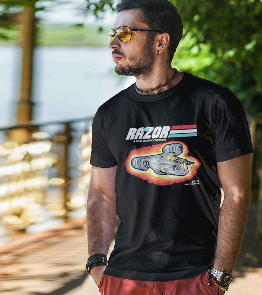 Razor A Real Bounty Hunter ST 70 Heavy Gunship T-Shirt