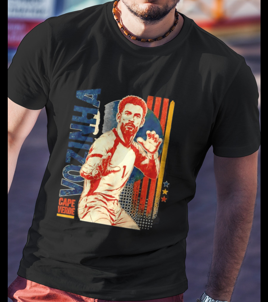 Vozinha Cape Verde National Football Team Goalkeeper T-Shirt