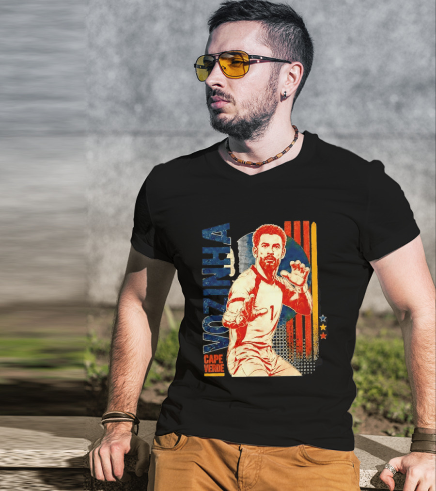 Vozinha Cape Verde National Football Team Goalkeeper T-Shirt