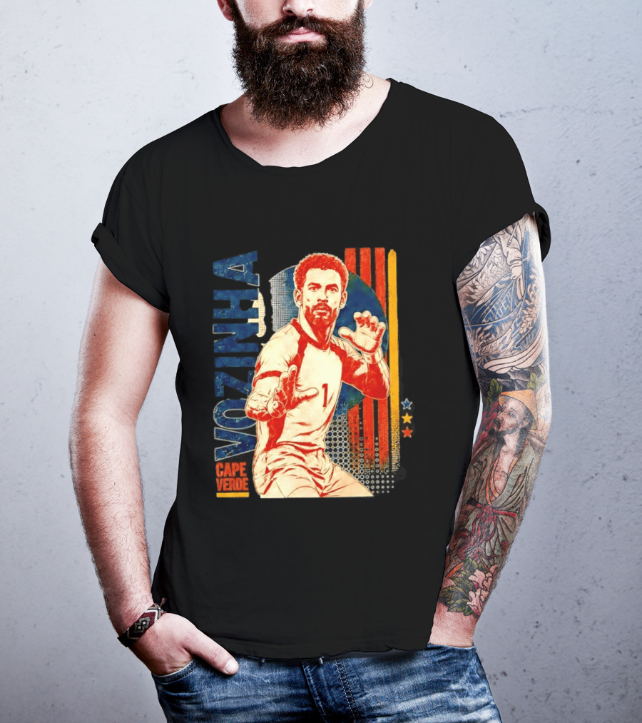 Vozinha Cape Verde National Football Team Goalkeeper T-Shirt