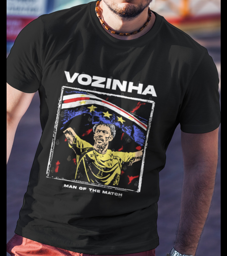 Vozinha Cape Verde National Football Team Man Of The Match T-Shirt