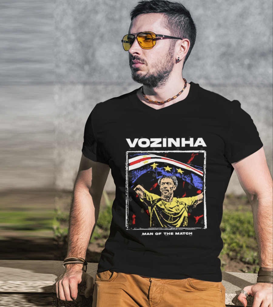 Vozinha Cape Verde National Football Team Man Of The Match T-Shirt