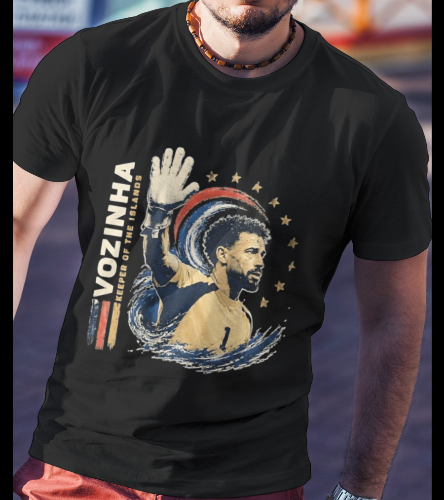 Vozinha Keeper Of The Islands Cape Verde National Football Team Stars T-Shirt