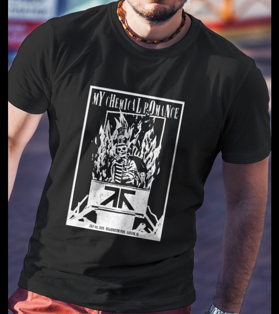 My Chemical Romance July 4 2026 Bellahouston Park Glasgow UK T-Shirt