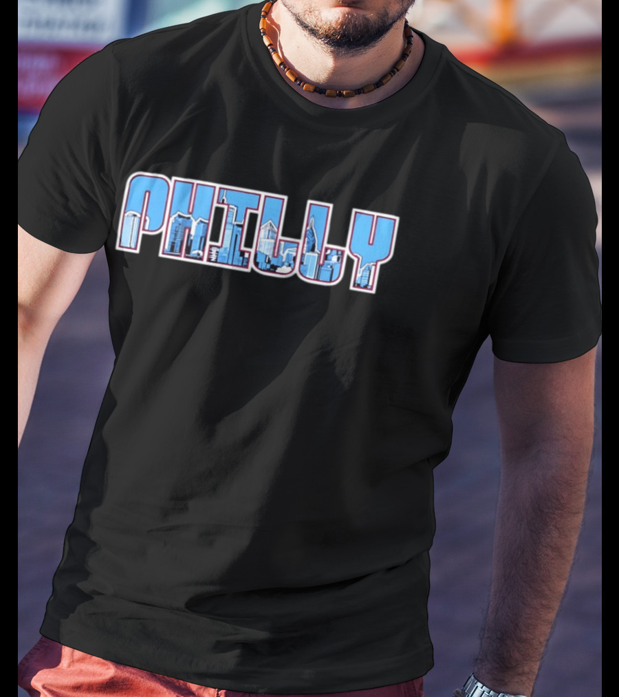 Philly Philadelphia Skyline Cityscape Urban Architecture T-Shirt