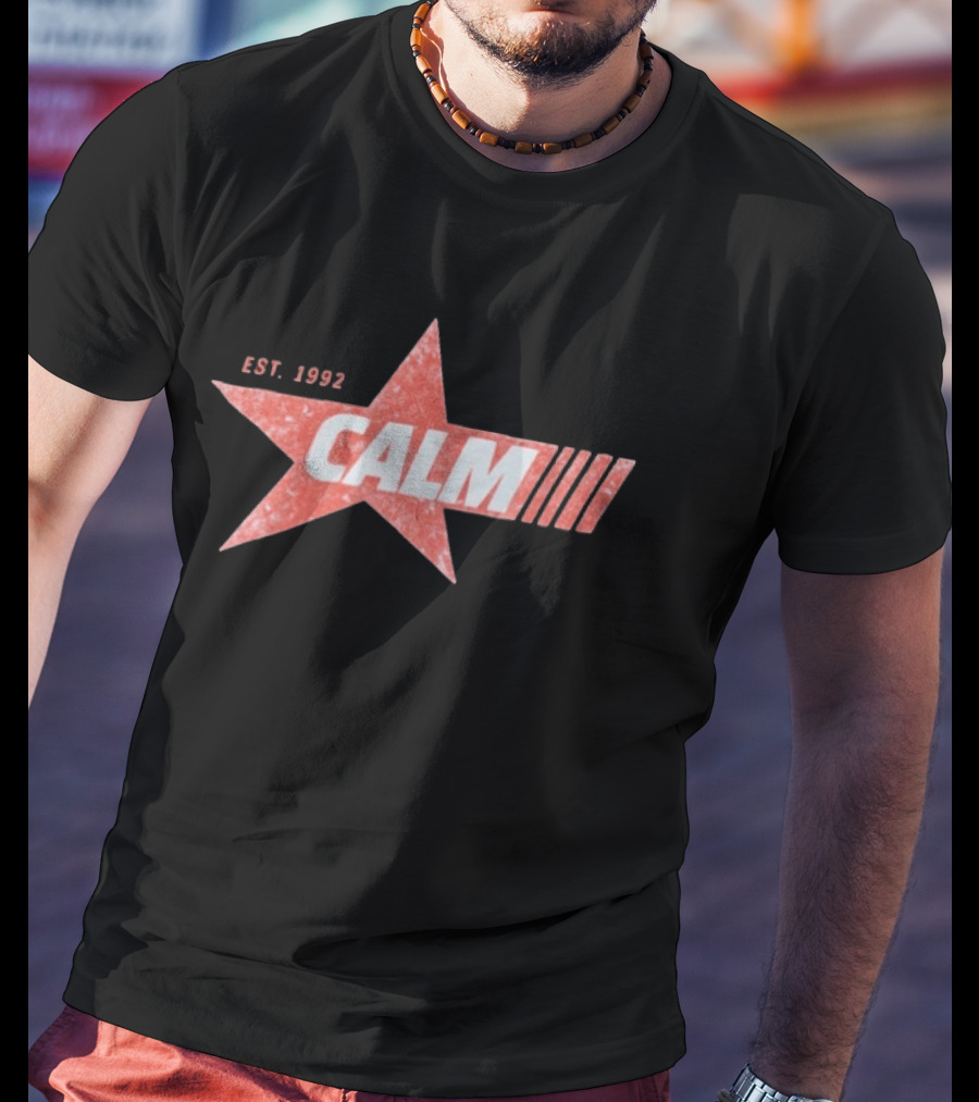 Calm Red Star Est 1992 T-Shirt