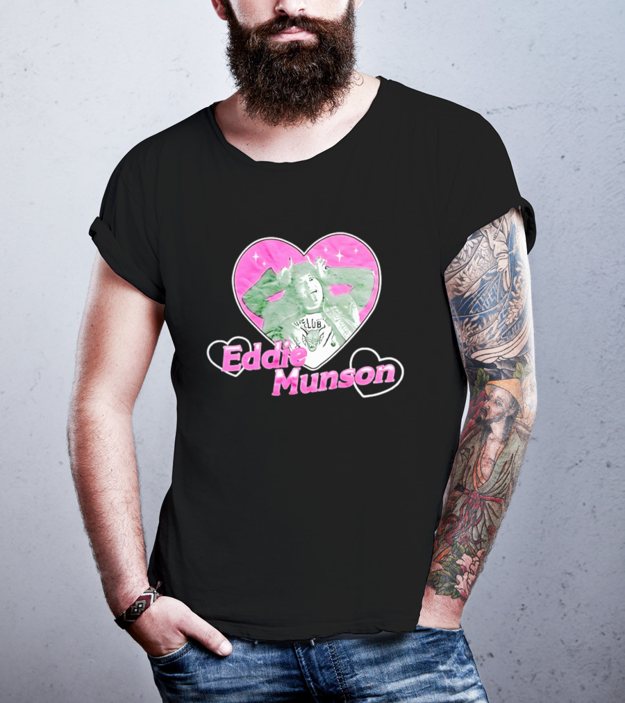 Eddie Munson Hellfire Club Heart Frame Stranger Things T-Shirt