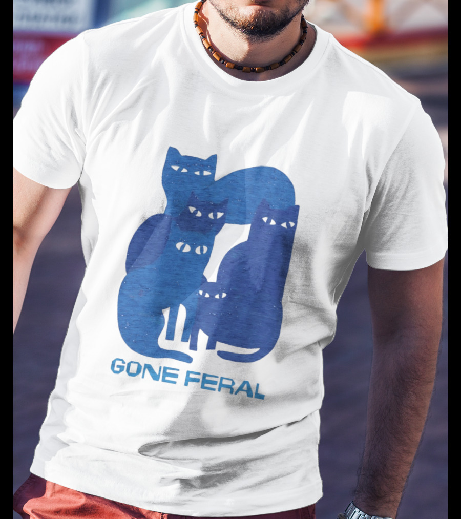 Gone Feral Cats Group T-Shirt