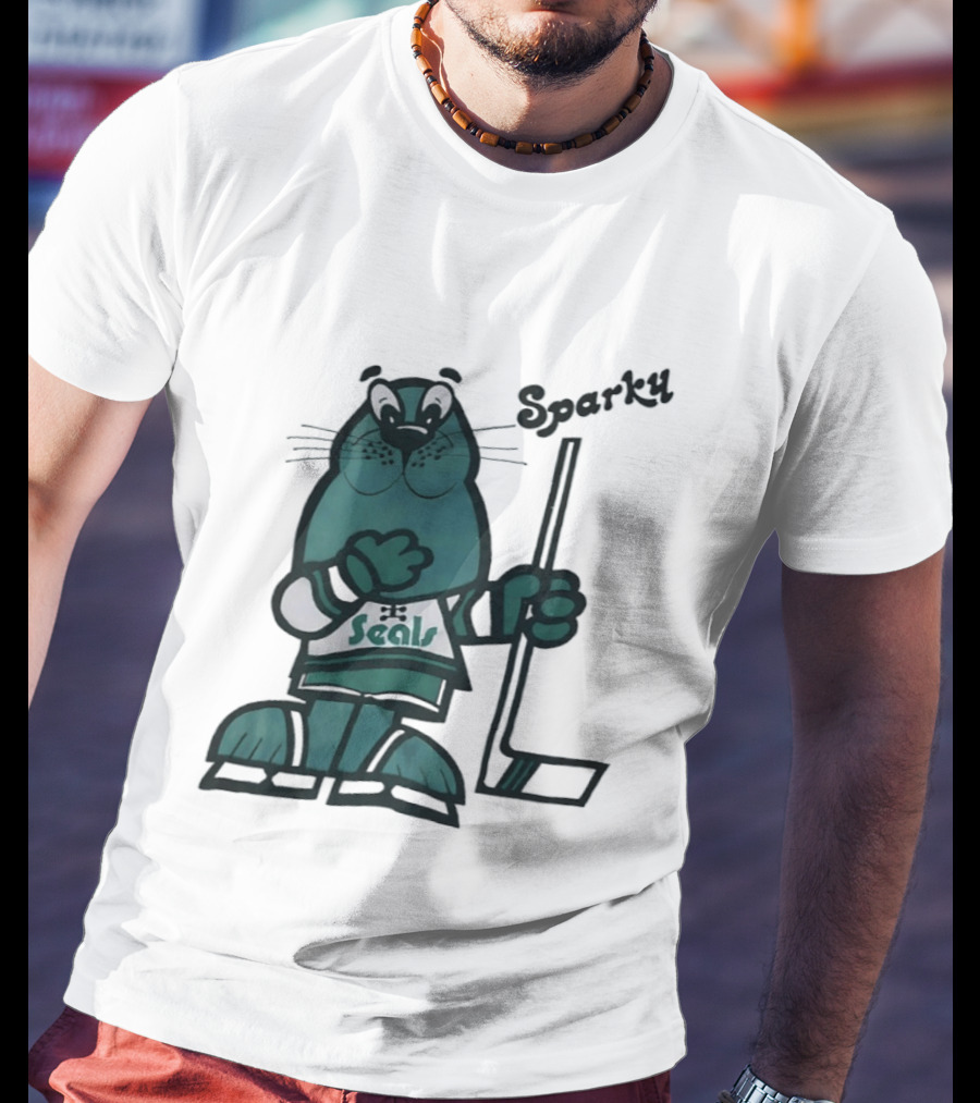 Sparky Seals Hockey Team California Golden Seals T-Shirt