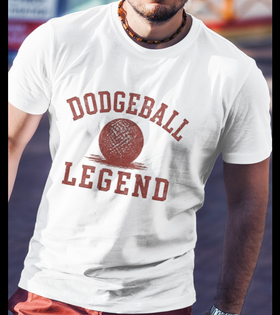 Dodgeball Legend Retro Athletic Style Championship T-Shirt