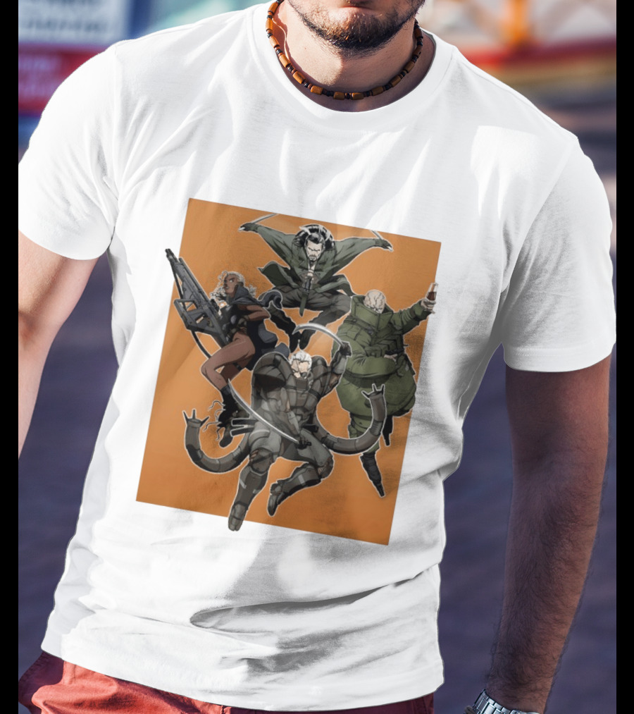 Metal Solid Hideo Kojima Characters T-Shirt